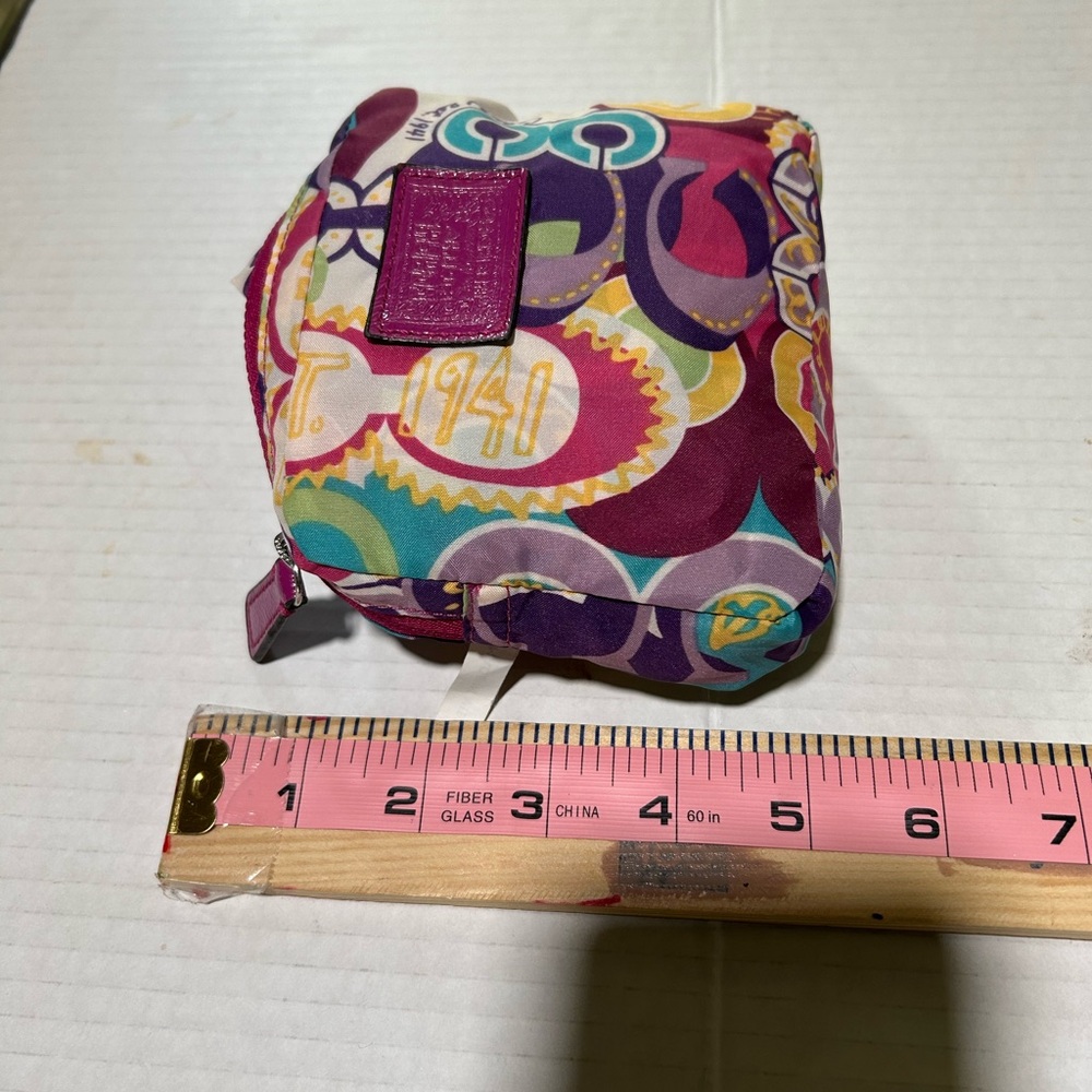 Coach Multicolor Patterned Pouch - Picture 2 of 15